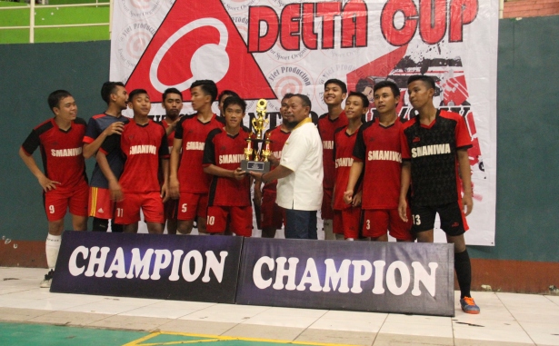 Tim Futsal Putra SMAN 1 Wonoayu Juara Delta Cup Sidoarjo 