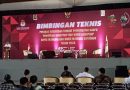 <span style='color:#ff0000;font-size:12px;'>Pilkada 2024 </span><br> Jelang Pemungutan Suara, KPU Kota Surabaya Beri Bimbingan Teknis kepada Ribuan Petugas Ketertiban TPS