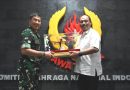 Danlanud TNI AU Abdulrahman Saleh Kunjungi KONI Jatim