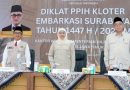 <span style='color:#ff0000;font-size:12px;'>Haji 2026 </span><br> Gubernur Khofifah Buka Diklat PPIH Embarkasi Surabaya, Begini Pesannya