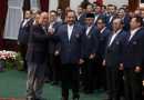<span style='color:#ff0000;font-size:12px;'>KONI Jatim </span><br> Ketua KONI Pusat Marciano Norman Lantik Pengurus KONI Jatim Periode 2026-2030, Begini Pesannya