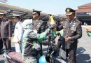 <span style='color:#ff0000;font-size:12px;'>Berita Sidoarjo </span><br> Hari Bhayangkara ke-80, Polresta Sidoarjo dan Forkopimda Bagikan 3 Ton Beras untuk Warga, Perkuat Kepedulian di Tengah Masyarakat