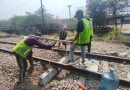KAI Daop 8 Ganti Bantalan Beton di Jalur Tanggulangin – Porong